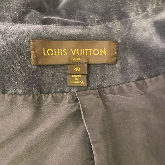 Louis Vuitton “washed denim” colour velvet jacket, S - Picture 10 of 11